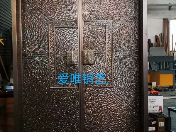 廣東銅門廠家愛唯銅藝——湖南張總別墅銅門定制銅門