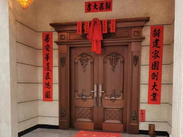 廣東銅門廠家愛唯銅藝——清遠英德別墅銅門