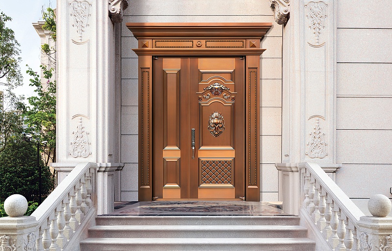 愛唯銅門子母門