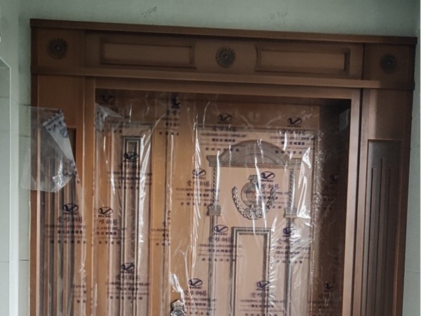 佛山銅門廠家愛(ài)唯銅藝——佛山禪城綠島湖入戶銅門