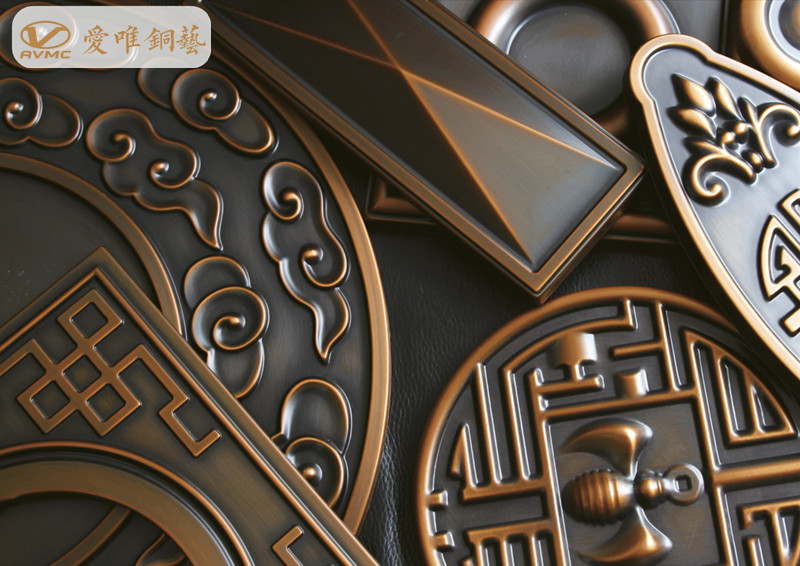 銅門(mén)花件、銅門(mén)圖案寓意